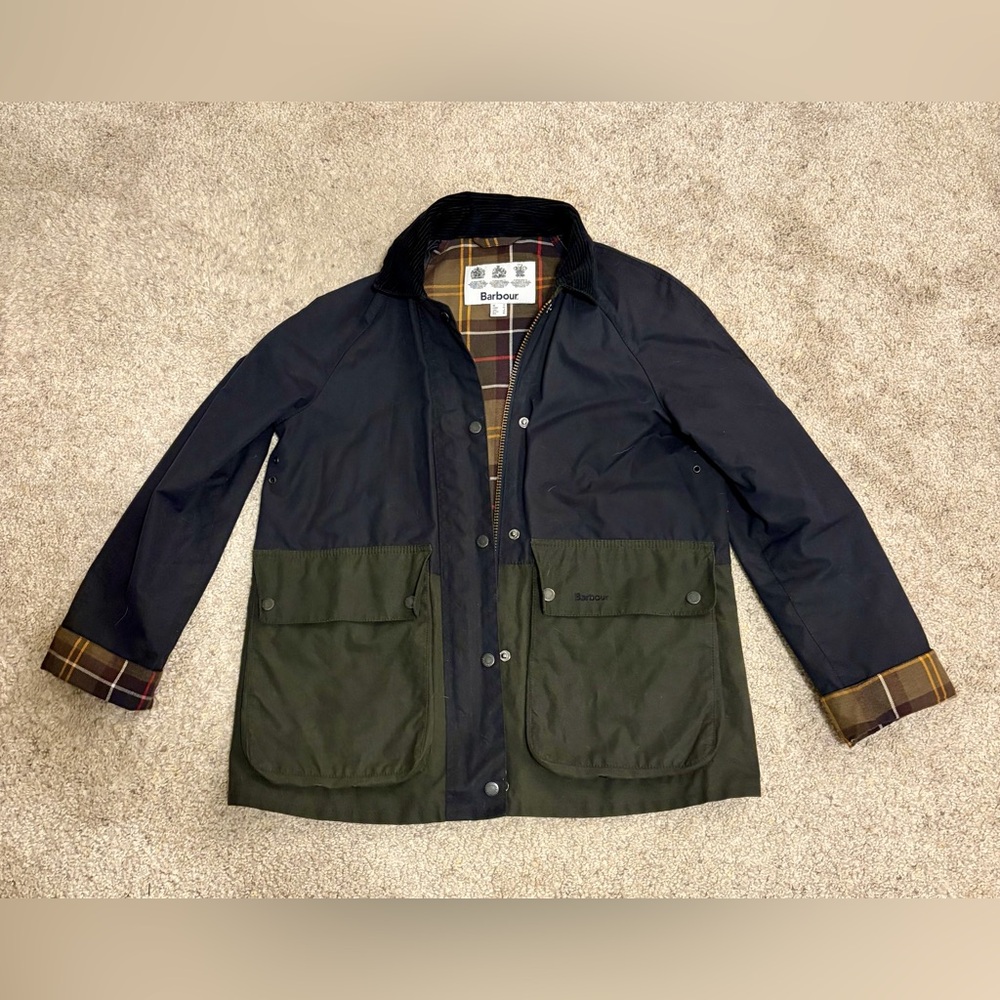 RARE Barbour two-toned wax Field Jacket
